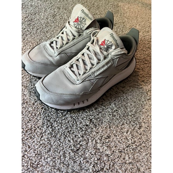 Reebok Womens Classic 1Y3501 Gray/White Running Shoes Sneakers Size 6.5 - Picture 4 of 6